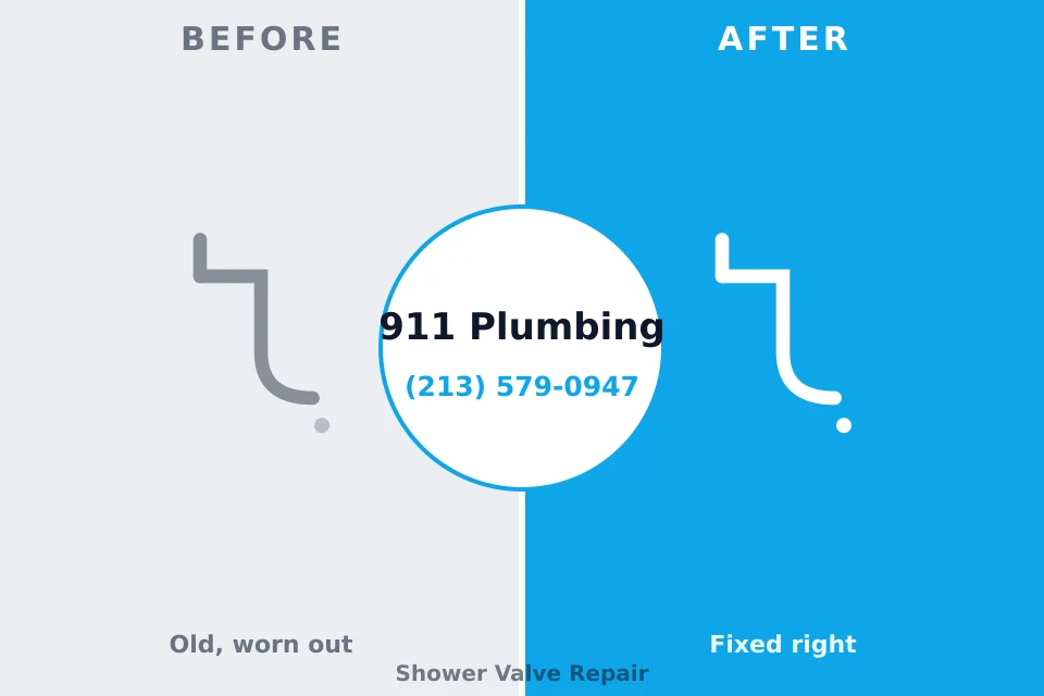 Before and after: plumbing repair Clifton, TX